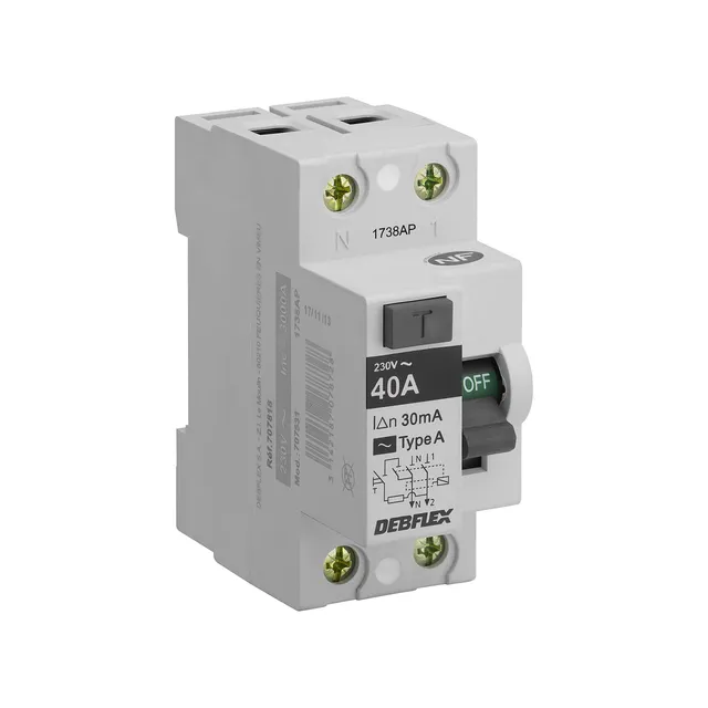 debflex-interrupteur-diff-rentiel-2p-40a-30ma-type-a-blanc image 1