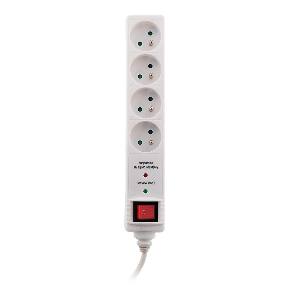 zenitech-bloc-4-prises-16a-avec-interrupteur-parafoudre-blanc image 2