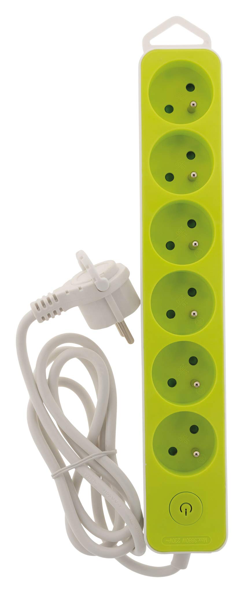 zenitech-multiprise-4-prises-16a-avec-interrupteur-blanc image 3