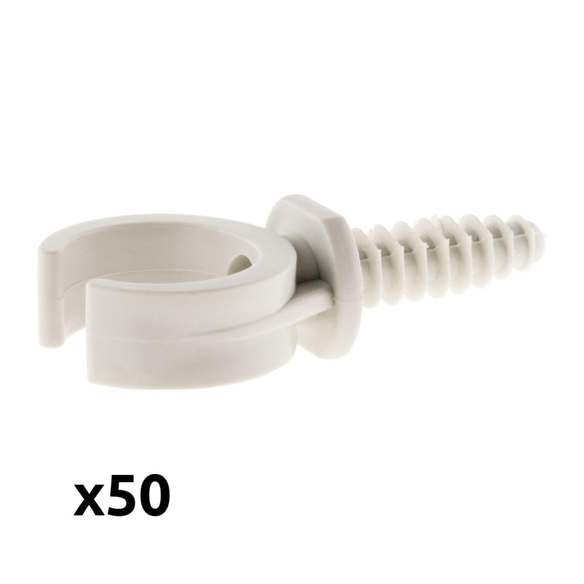 zenitech-lot-de-50-clips-avec-chevilles-16mm-gris-fixation-c-bles-et-gaines image 3