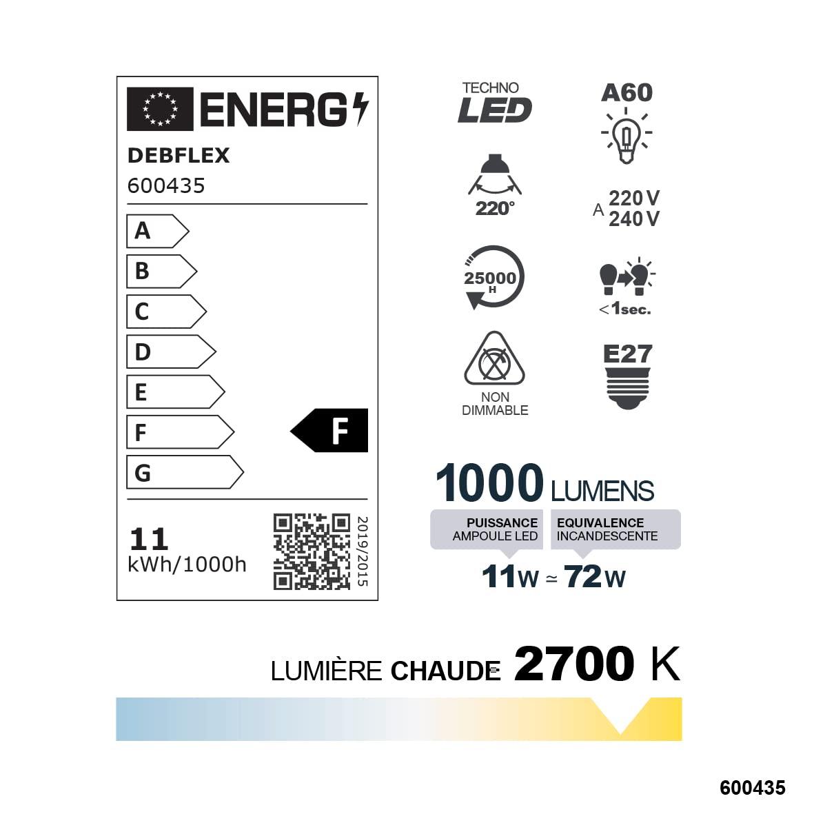 debflex-ampoule-led-a60-e27-2700k-blanc-chaud image 2