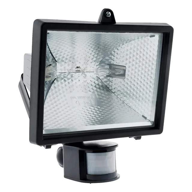 zenitech-projecteur-halog-ne-400w-noir-avec-d-tecteur-ip44 image 1