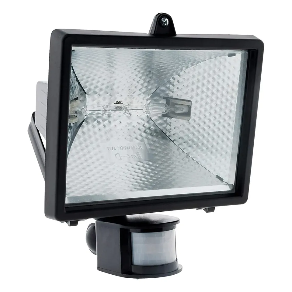 zenitech-projecteur-halog-ne-400w-noir-avec-d-tecteur-ip44 image 1