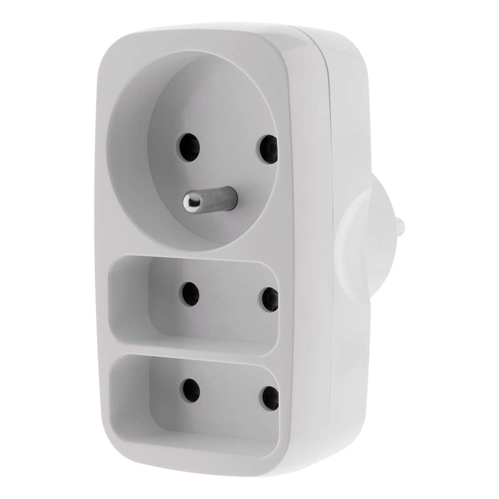 zenitech-multiprise-triplite-blanche-2x2p-6a-1x2p-t-16a image 3