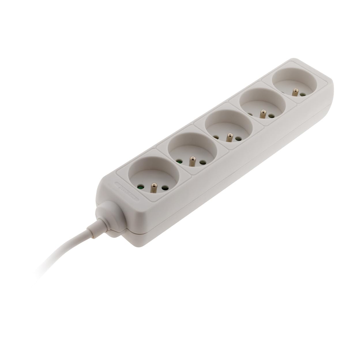 zenitech-bloc-multiprise-5-prises-2p-t-16a-blanc image 1