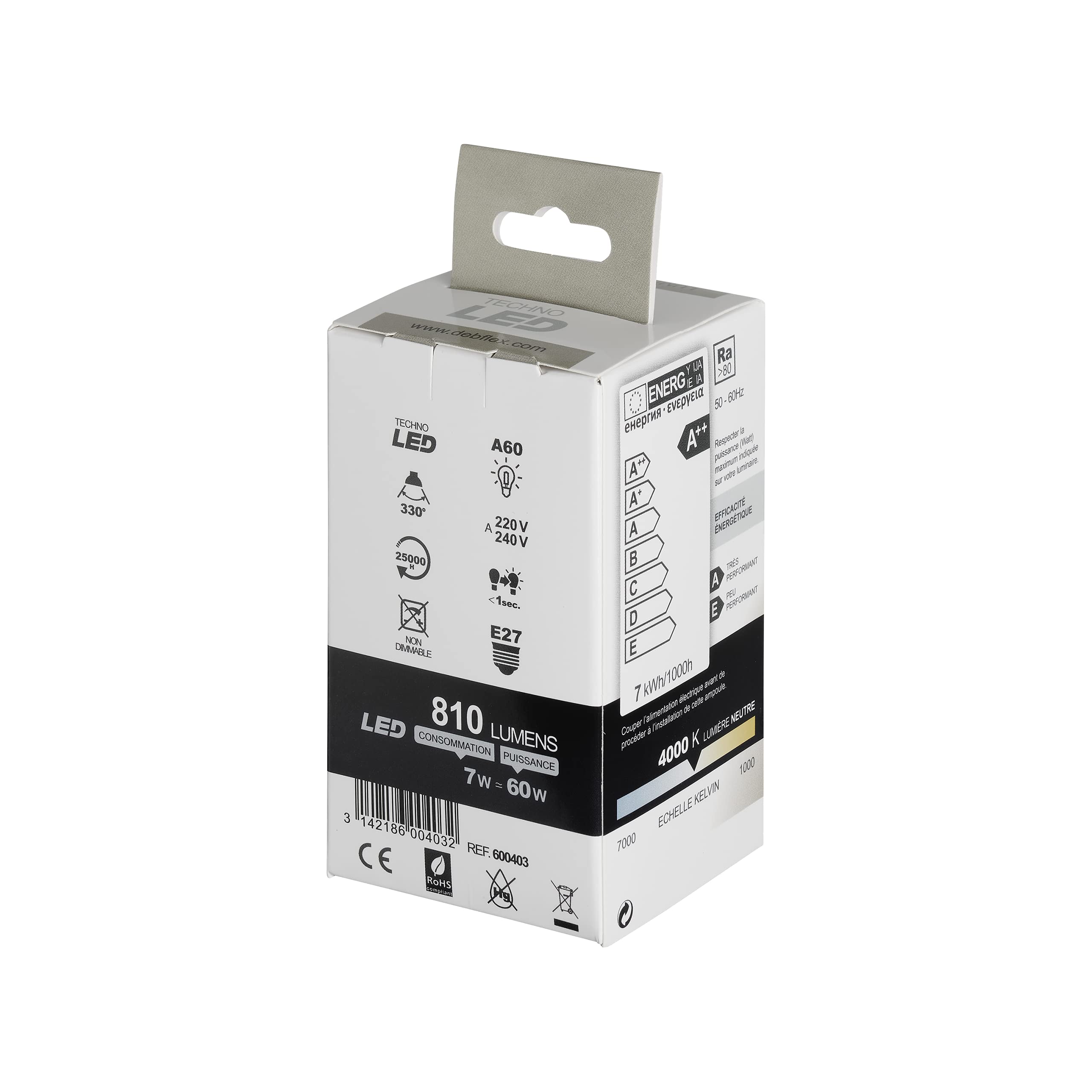 debflex-ampoule-a60-led-e27-7w-4000k-810lm-blanc image 6