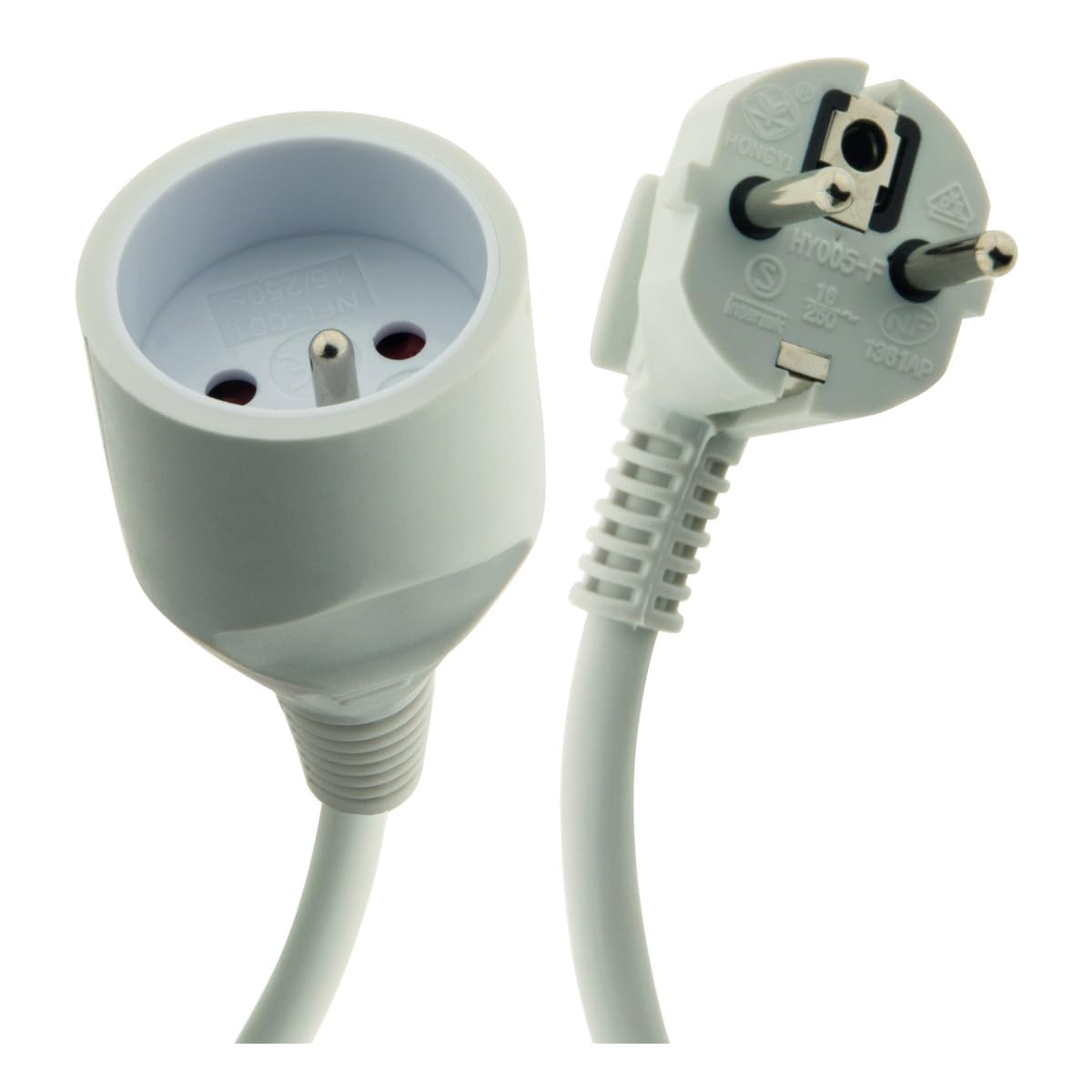 zenitech-prolongateur-16a-2p-t-ho5vv-f-3g1-5mm-blanc-3m image 4