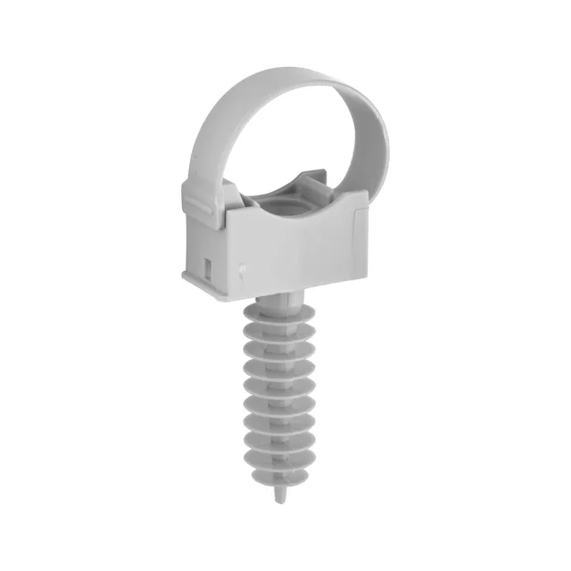debflex-fixation-tube-cheville-d20mm-gris-sachet-x10-709077 image 1