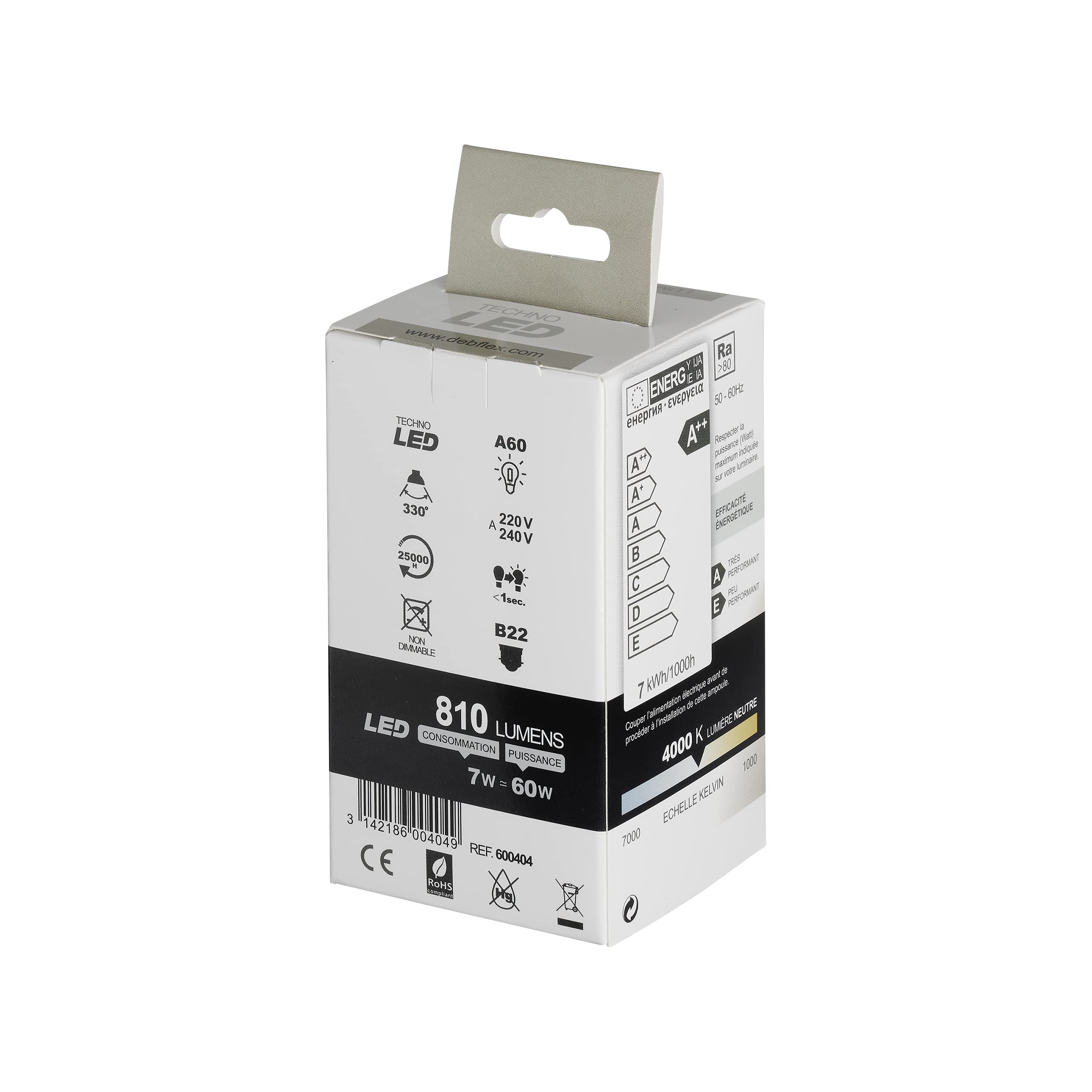 debflex-ampoule-a60-led-b22-7w-4000k-810lm-blanc-neutre image 6