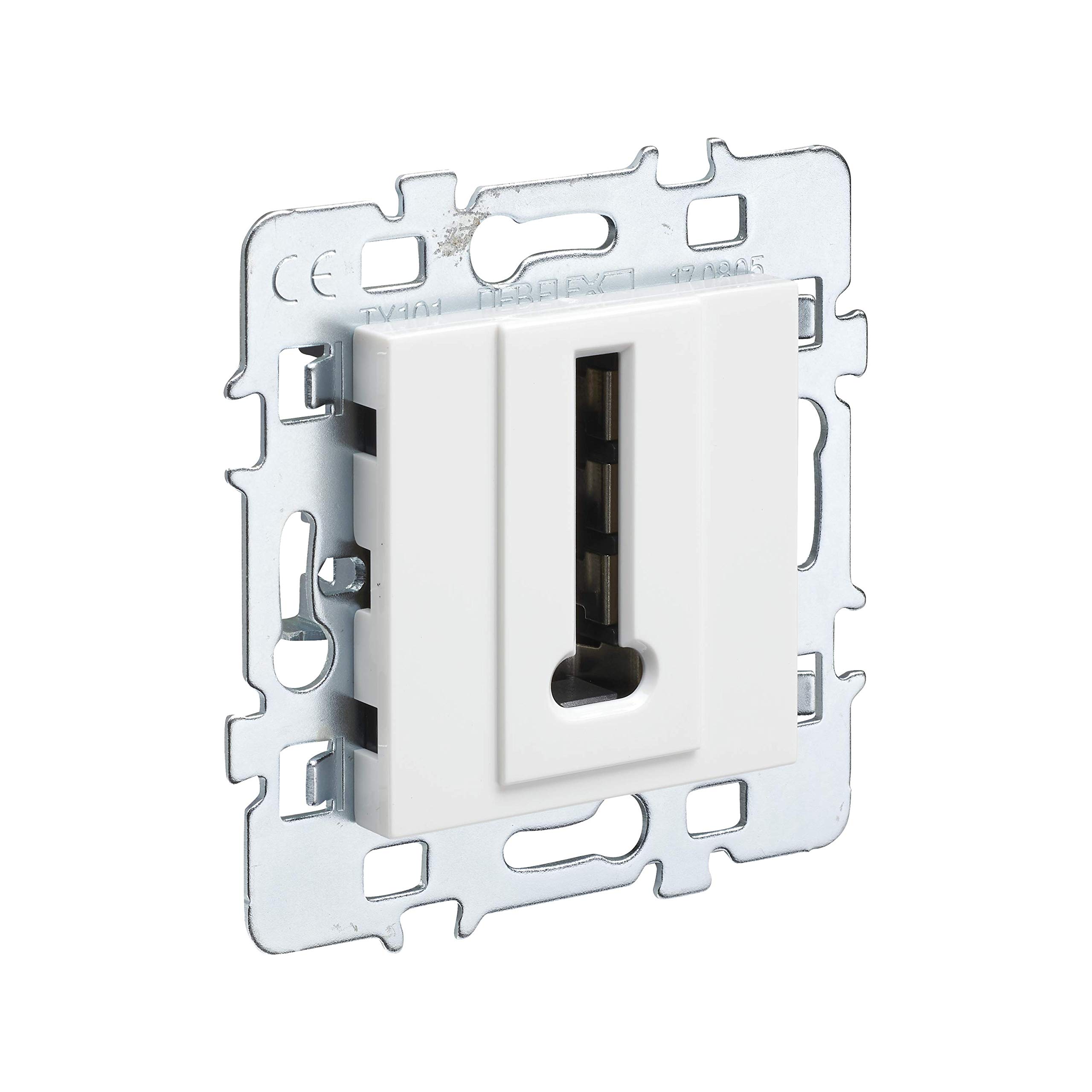debflex-casual-prise-t-l-phone-8-plots-blanc-brillant-compl-te image 8