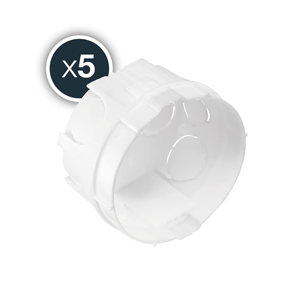 debflex-lot-de-5-bo-tes-de-d-rivation-encastrables-blanc image 3