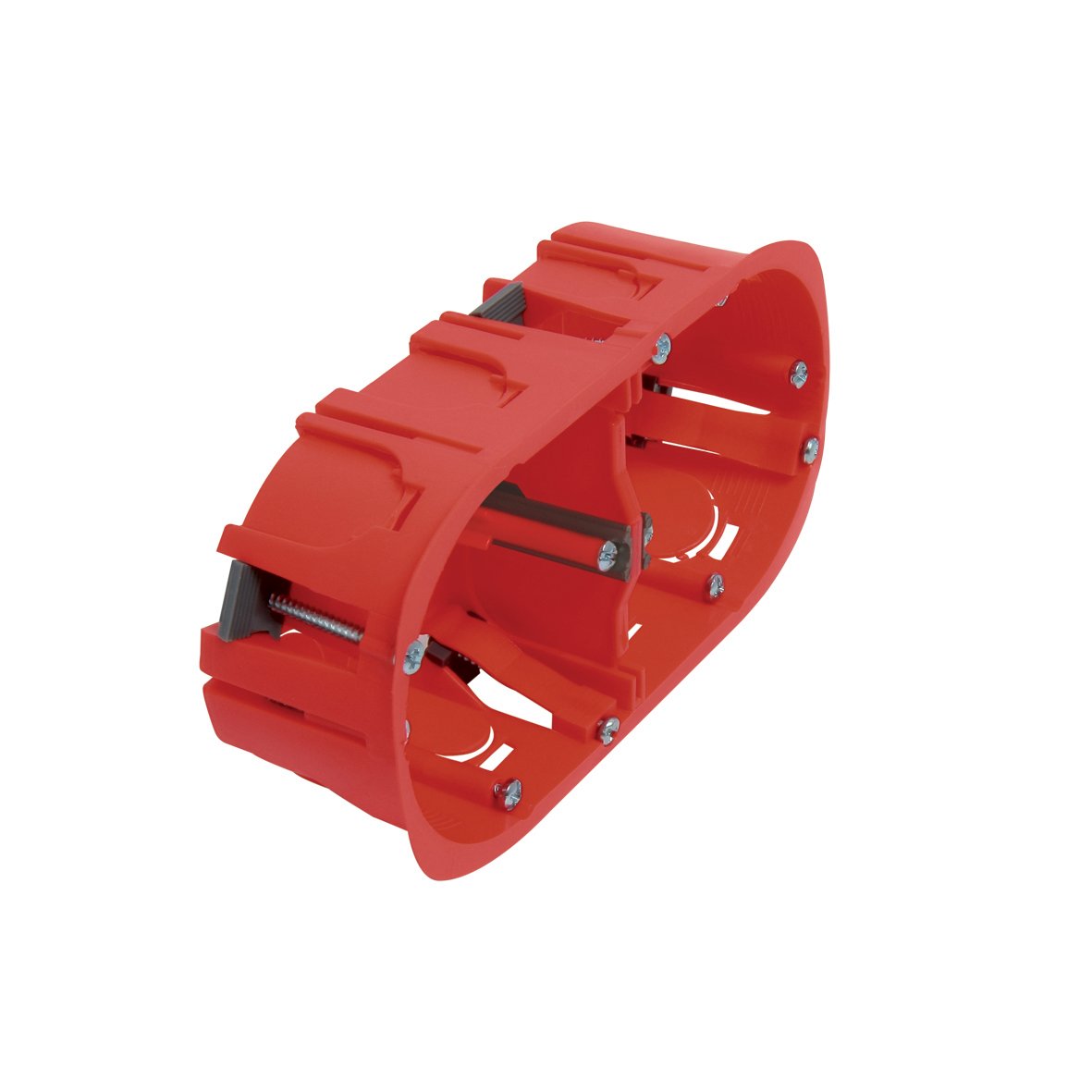 debflex-bo-te-de-d-rivation-2-postes-diam-67mm-h-40mm-rouge image 4
