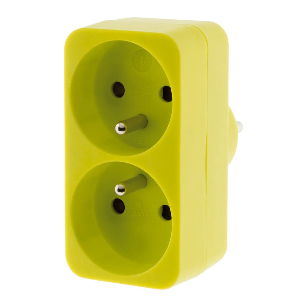zenitech-biplite-2-prises-2p-t-16a-vert-anis image 4