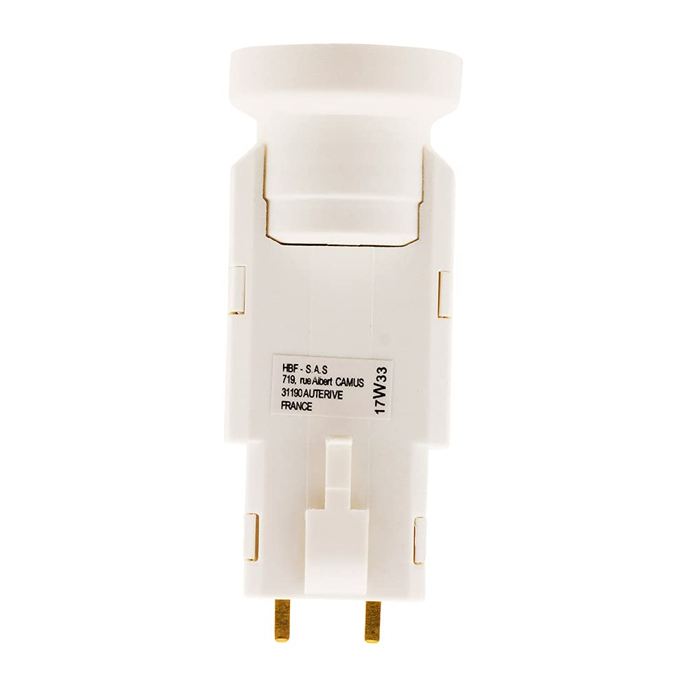 zenitech-douille-e27-avec-fiche-dcl-6a-250v-blanc-2p-t image 2