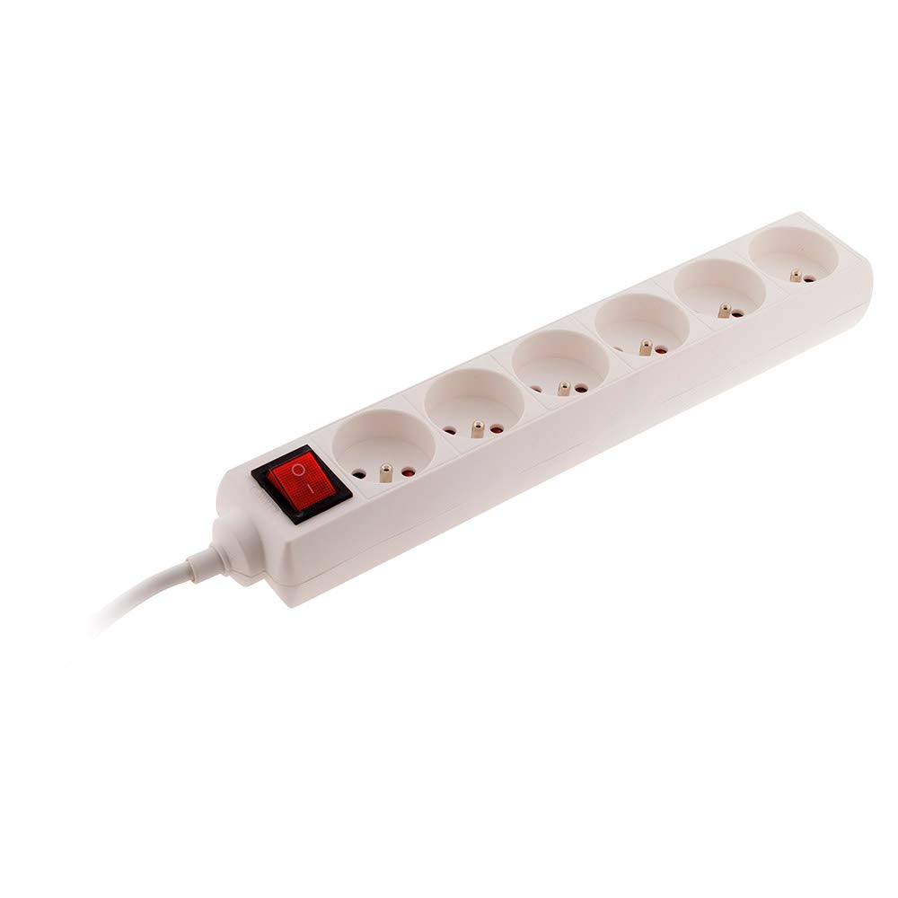 zenitech-bloc-6-prises-16a-interrupteur-1m-fiche-extraplate image 1