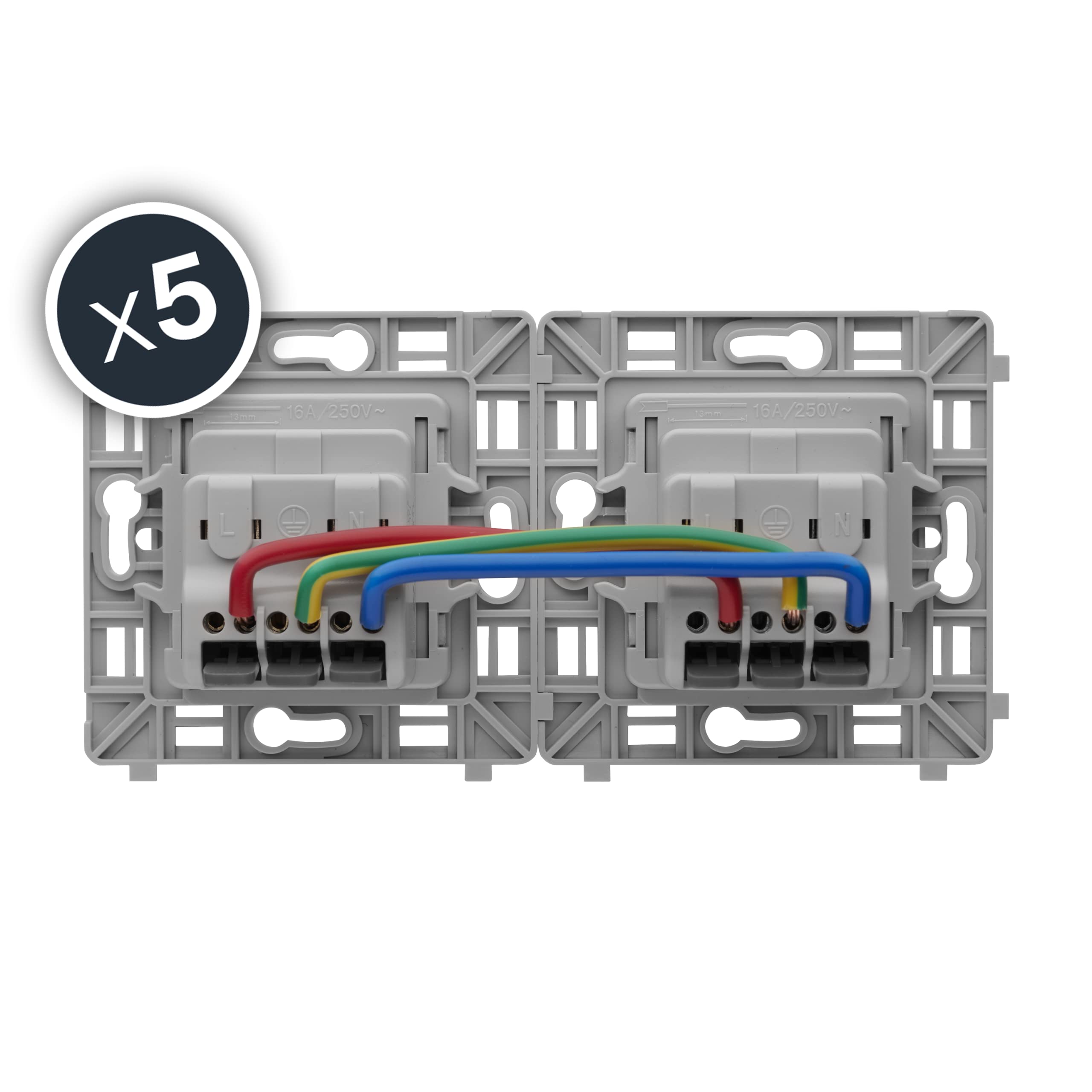 debflex-802002-gamme-caly-m-canisme-double-prise-2p-t-pr-c-bl-e-blanc image 2