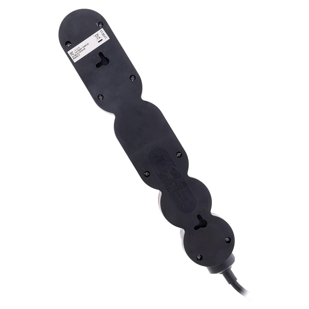 zenitech-bloc-home-5-prises-16a-2p-t-interrupteur-fiche-extraplate-noir-1-5m image 5