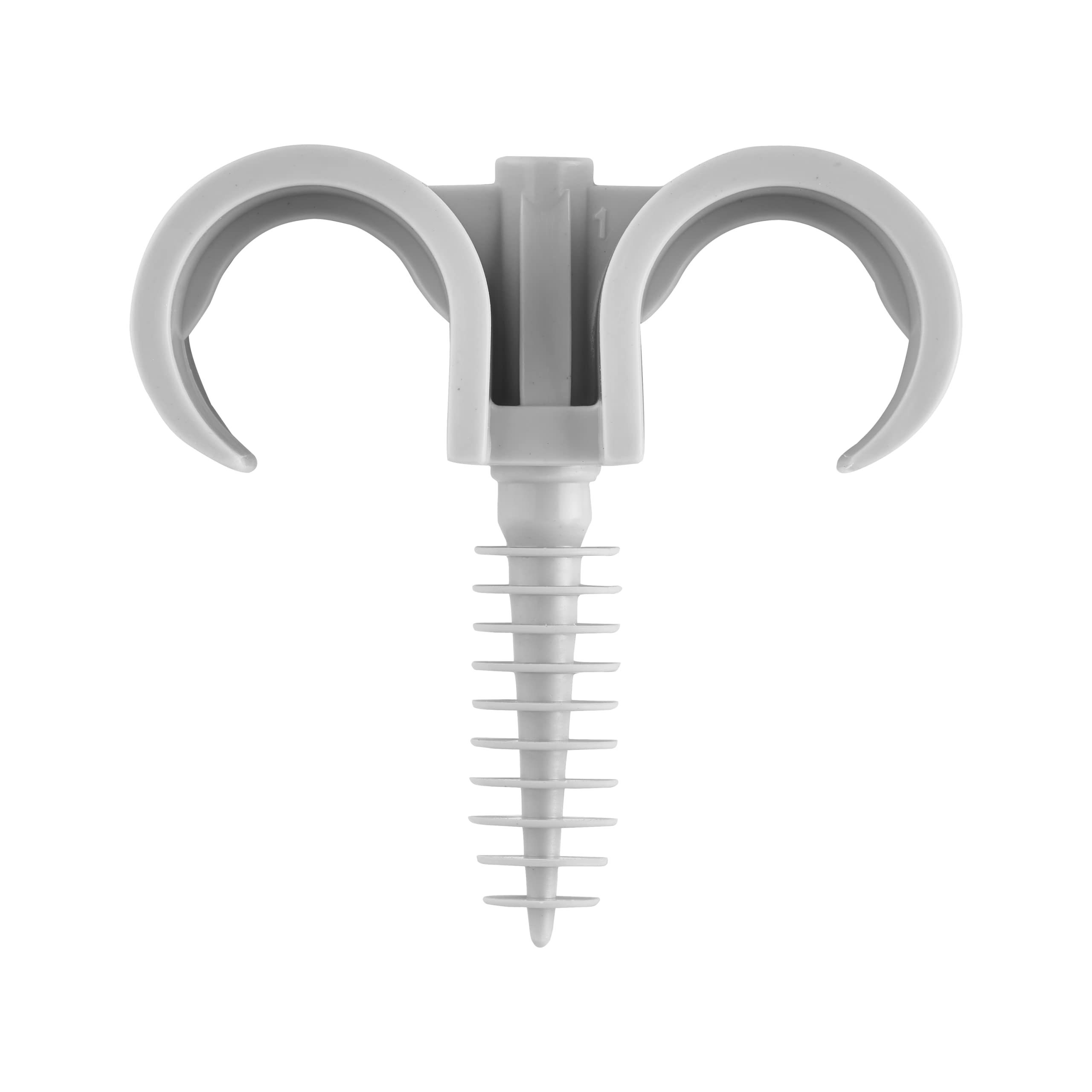 debflex-709951-lot-de-10-clips-doubles-parapluie-20-25-mm-gris image 2