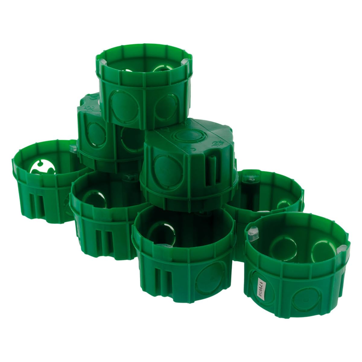 zenitech-lot-10-bo-tes-ma-onnerie-60x40mm-vert-vis-et-griffes image 2