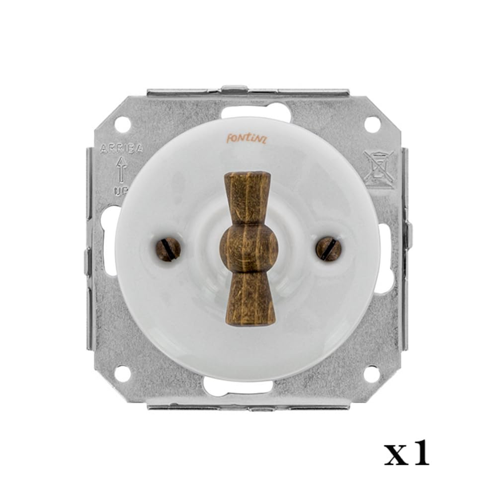 fontini-garby-colonial-double-va-et-vient-porcelaine-blanche-manette-bois-h-tre- image 4