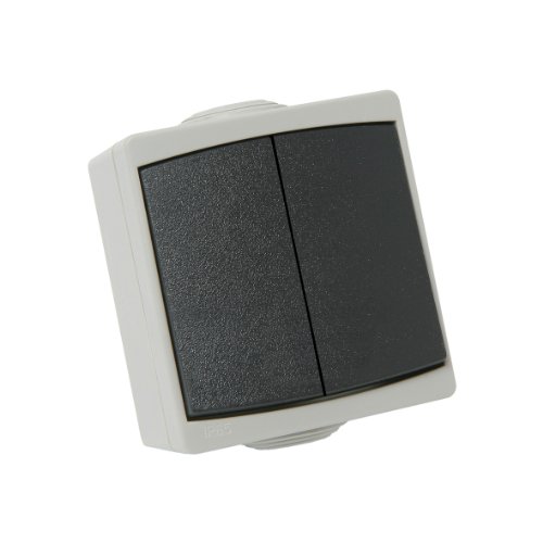debflex-perle-double-va-et-vient-ip65-gris-10a image 2