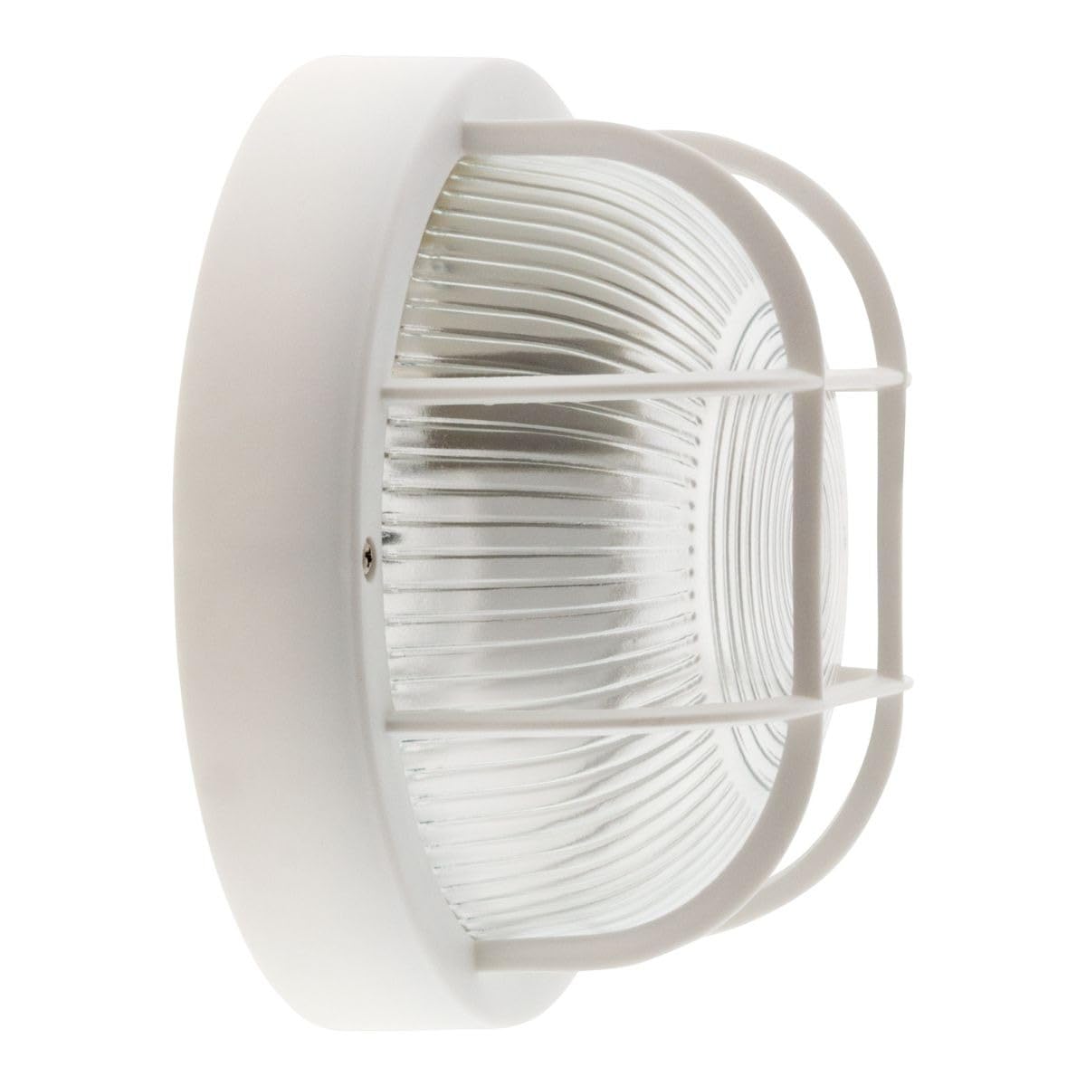 zenitech-hublot-rond-60w-avec-grille-ip44-e27-blanc-classe-ii image 1