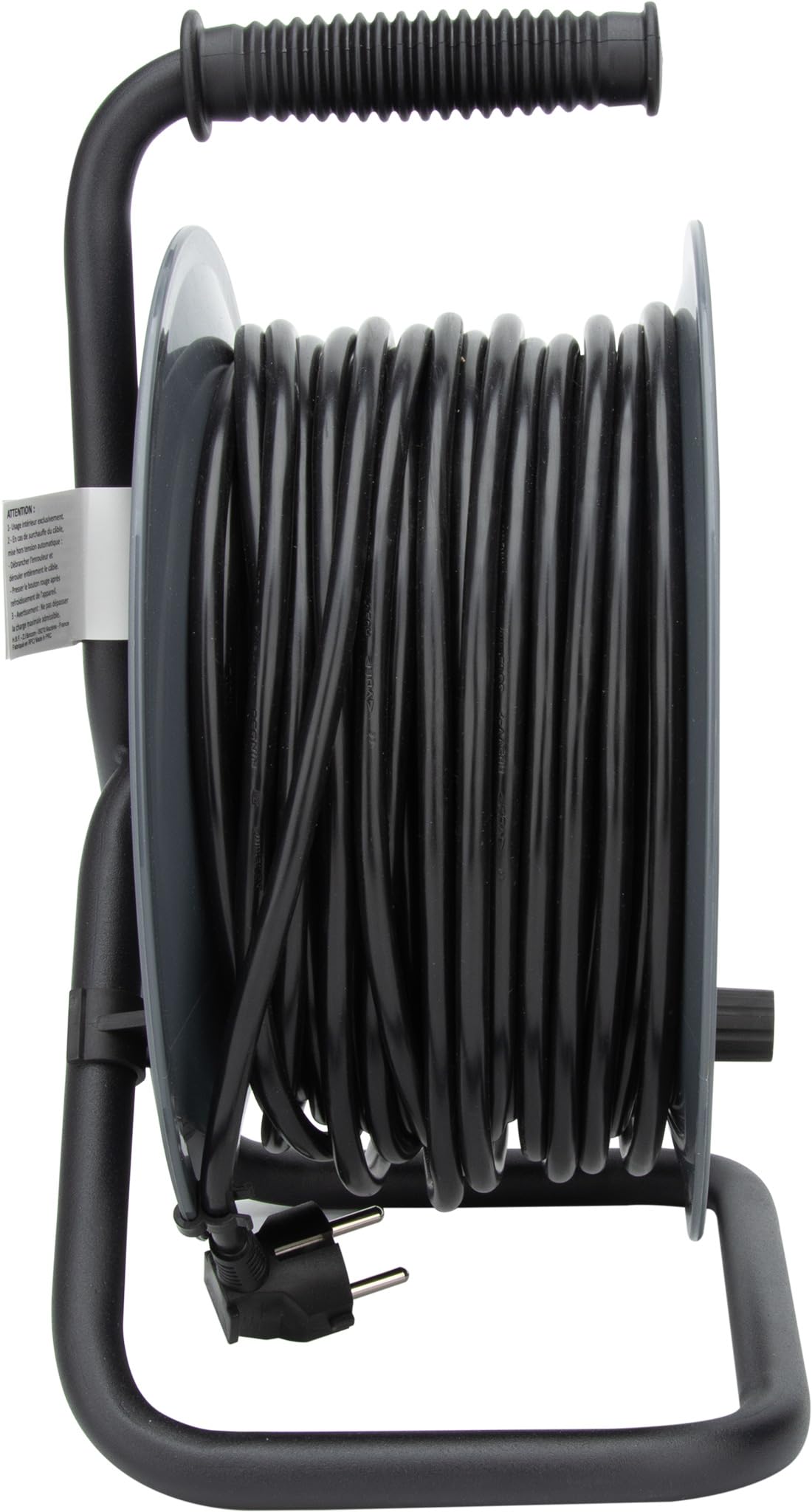 zenitech-enrouleur-h05vv-f-4-prises-3g1-5-mm-40-m-tres-coupe-circuit-gris image 3