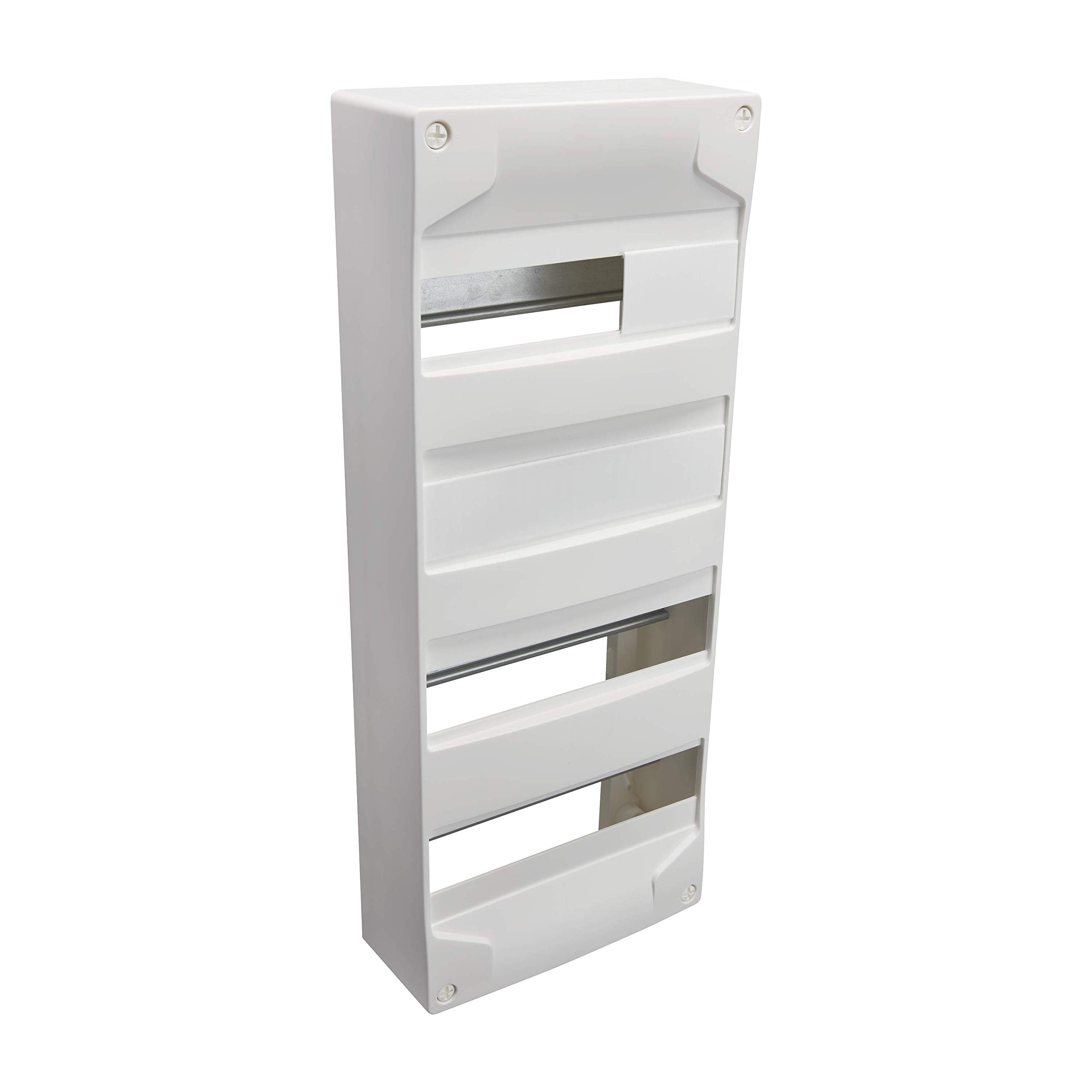 debflex-707295-coffret-lectrique-vide-4-rang-es-52-modules-blanc-250-x-615-x-103 image 1