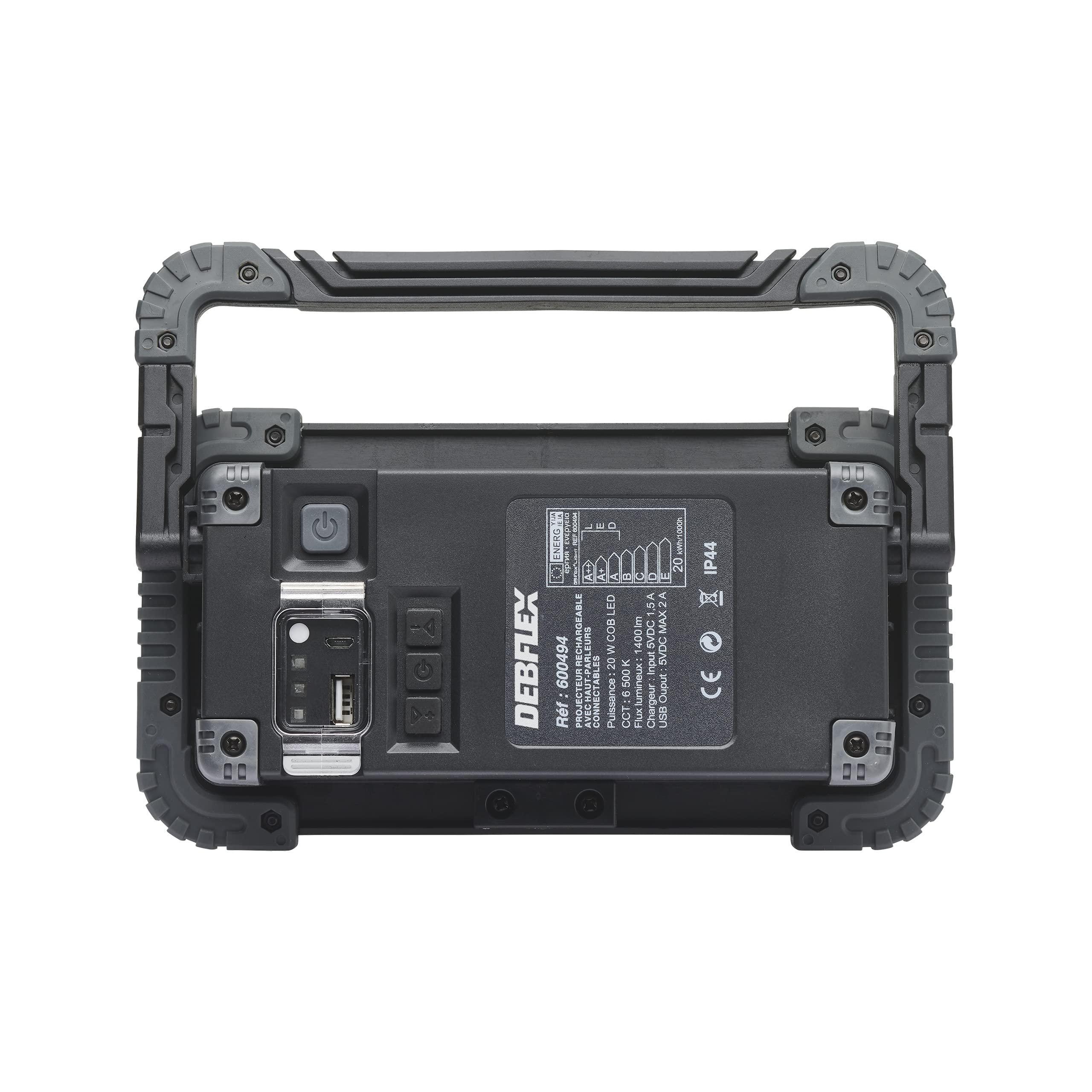 debflex-600494-simple-hp-4000-projecteur-led-chantier-bluetooth-usb image 3