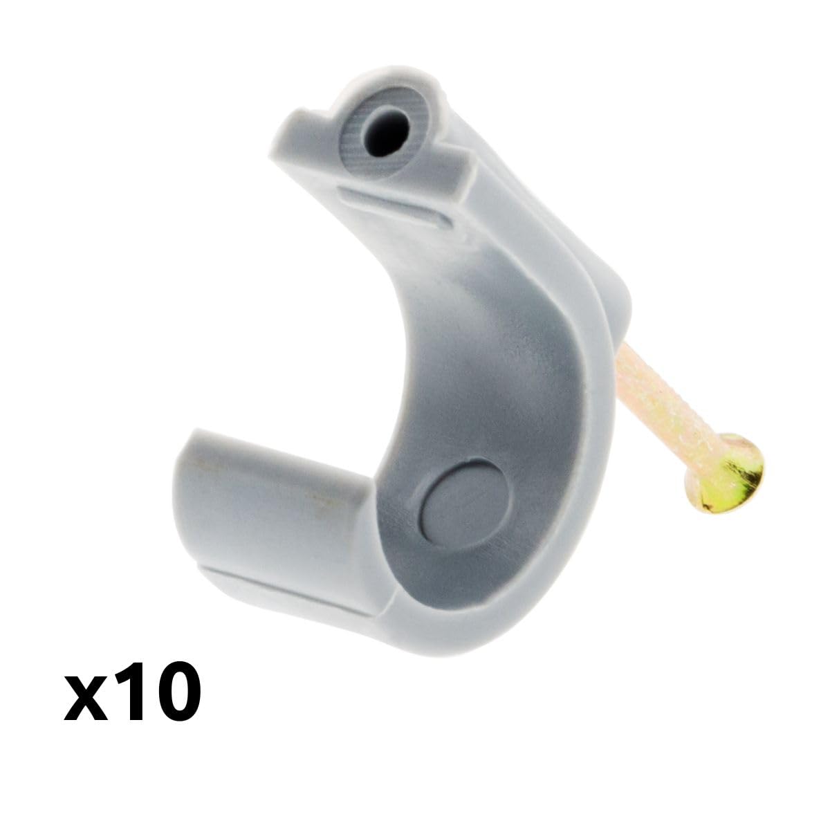zenitech-lot-de-10-attaches-plastiques-20-25mm-gris-avec-clou image 2