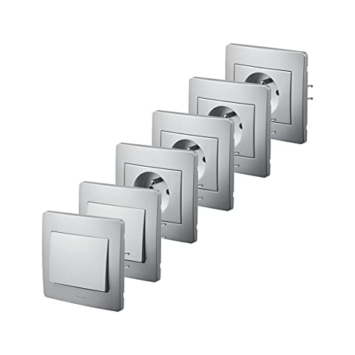 debflex-739901-diam2-lot-4-prises-2p-t-16a-2-va-et-vient-encastr-s-aluminium image 7