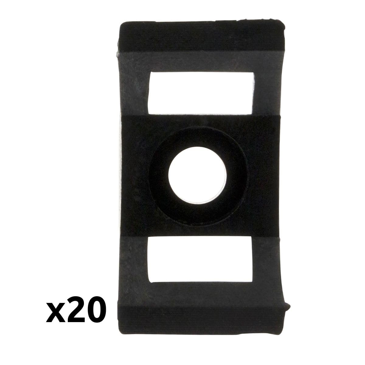 zenitech-lot-de-20-embases-visser-noir image 5