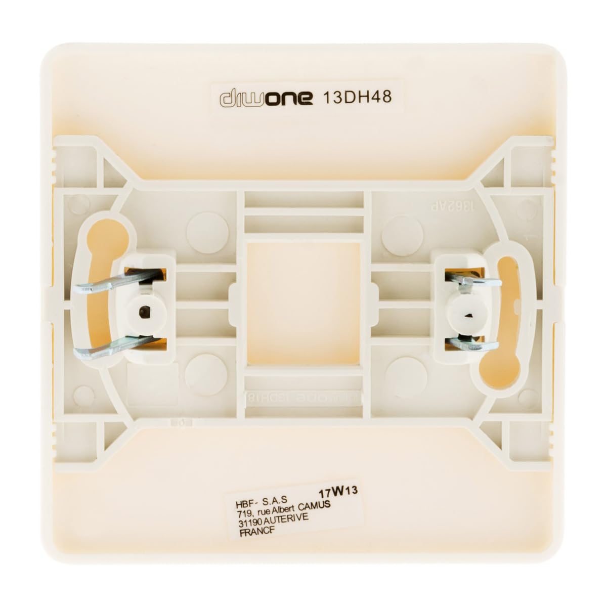 zenitech-diwone-plaque-cache-bo-te-75x75mm-vis-griffes-blanc image 5