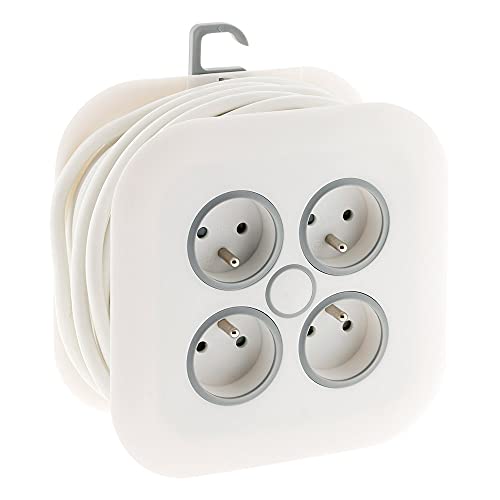 zenitech-enrouleur-domestique-4-prises-16a-2p-t-c-ble-7-m-blanc-fiche-extraplate image 7