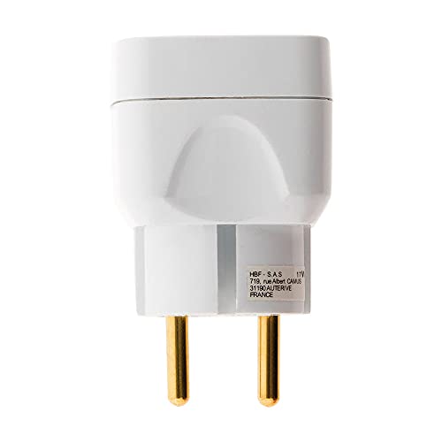 zenitech-multiprise-biplite-2x2p-6a-fa-ade-blanc image 8