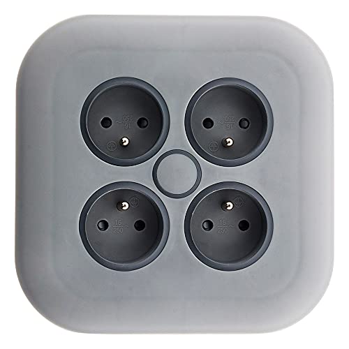 zenitech-enrouleur-domestique-4-x-2p-t-16a-coupe-circuit-7-m-gris image 7