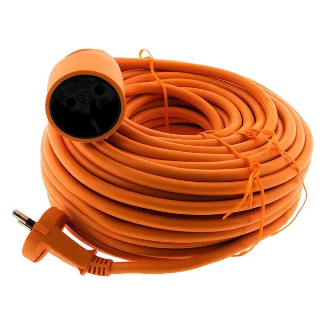 zenitech-prolongateur-sans-terre-16a-25m-orange image 1