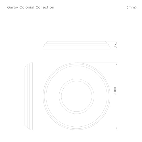 fontini-garby-colonial-plaque-d-corative-porcelaine-blanche-1-poste-fon31801173 image 6