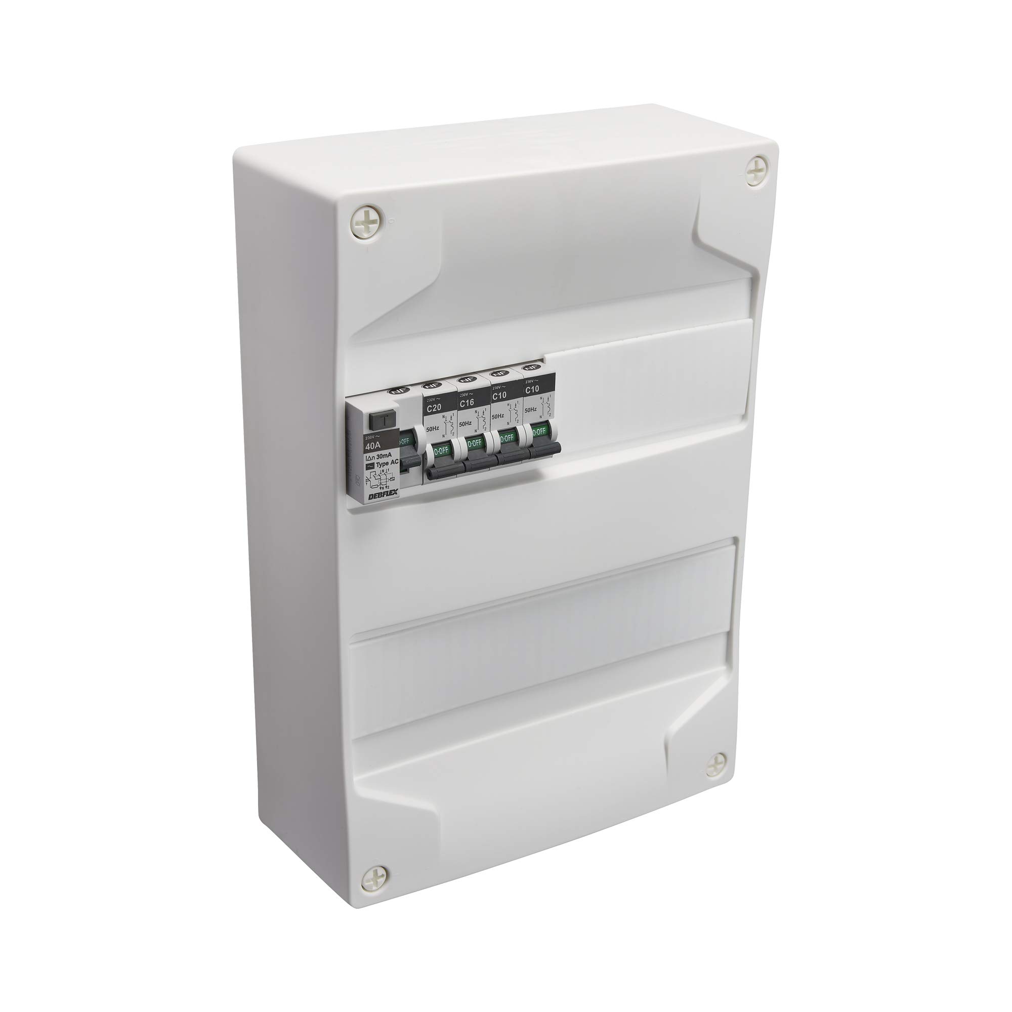debflex-nora-coffret-lectrique-pr-quip-2-rang-es-26-modules-707623 image 2