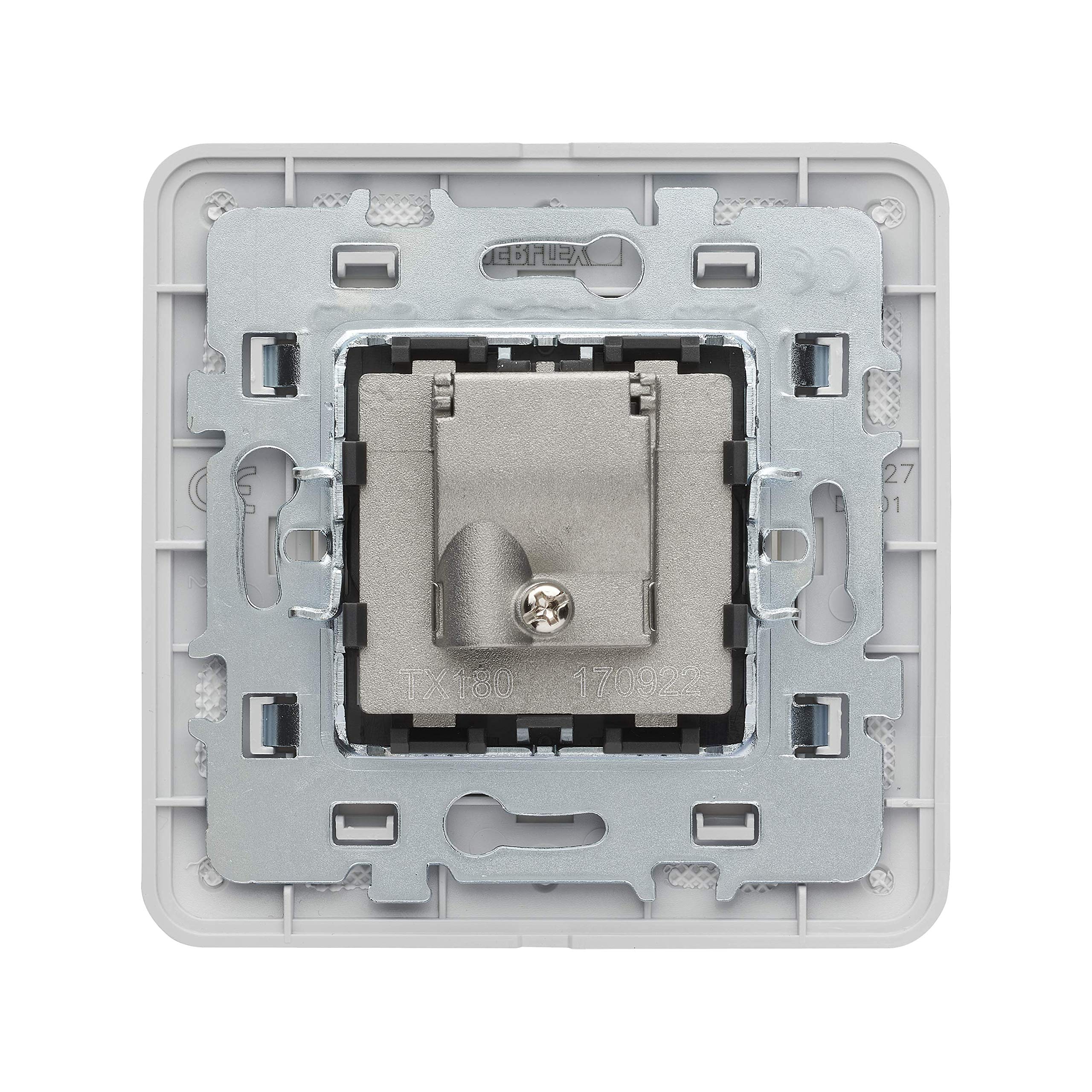 debflex-casual-742760-prise-tv-encastr-e-compl-te-blanc-brillant image 3