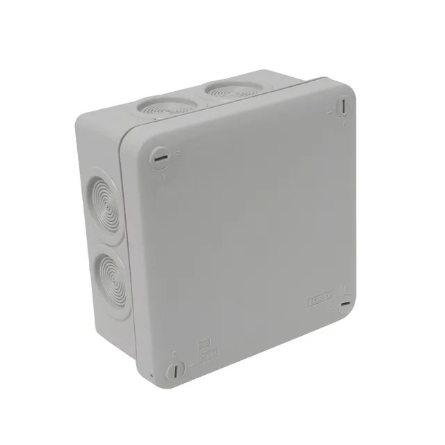 debflex-bo-te-de-d-rivation-tanche-saillie-carr-e-ip55-105x105x55mm-grise-718220 image 1