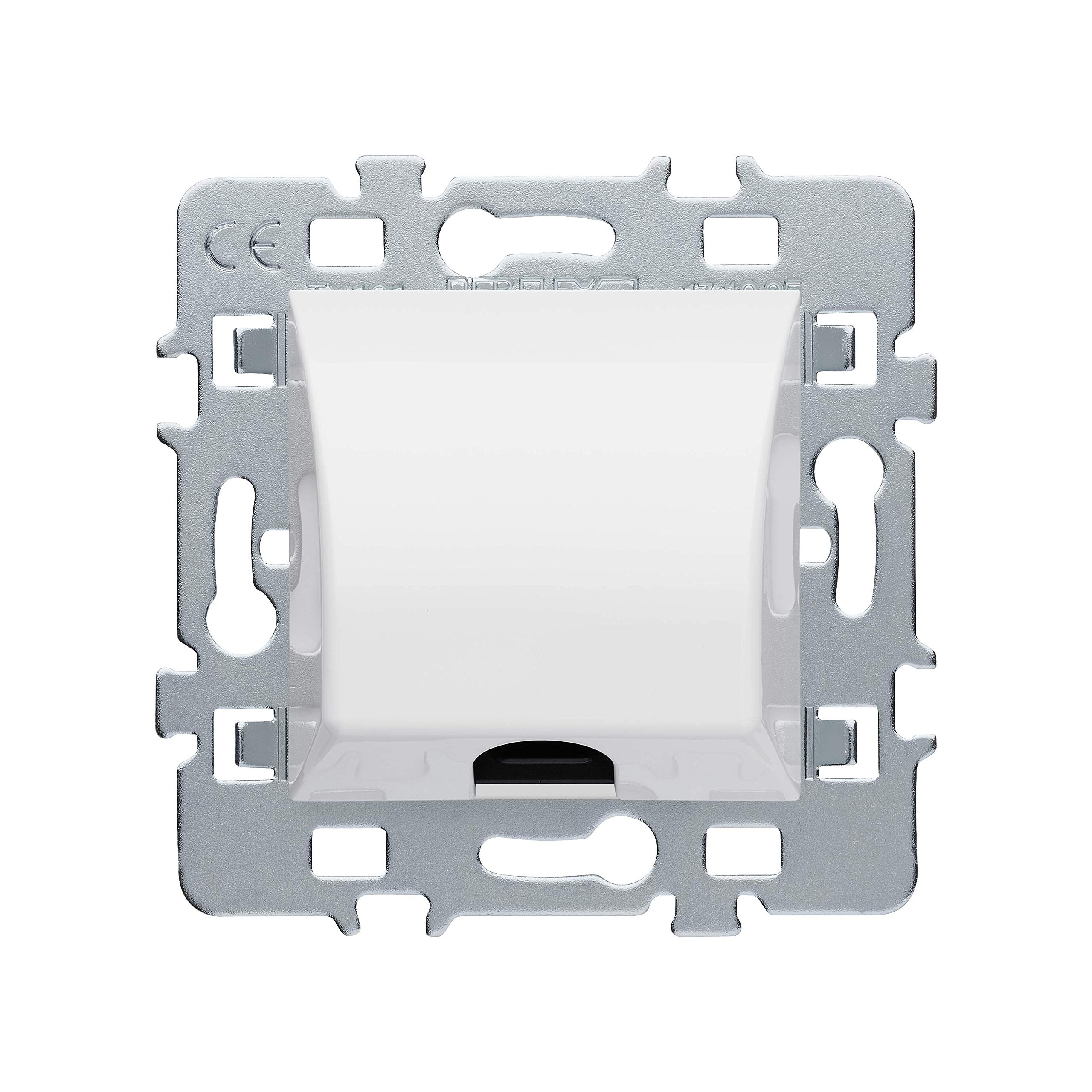 debflex-casual-m-canisme-sortie-de-c-ble-encastr-cache-blanc-support-m-tal image 2