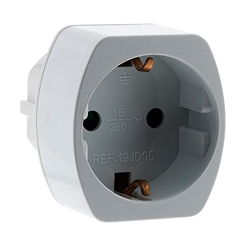 zenitech-adaptateur-lectrique-m-le-france-vers-femelle-schuko-blanc image 7