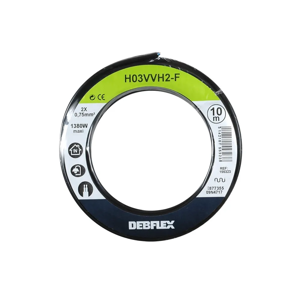 debflex-bobinot-c-ble-souple-10m-ho3vvh2-f-2x0-75mm-noir-155323 image 1