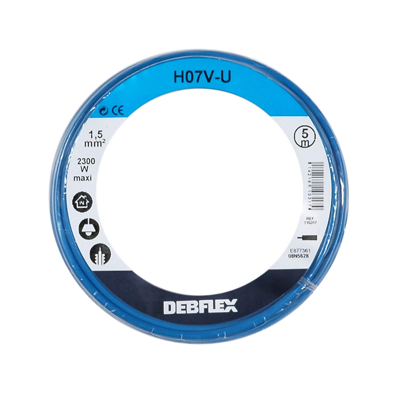 debflex-bobinot-c-ble-ho7v-u-1-5-mm-5-m-tres-jaune-vert image 4