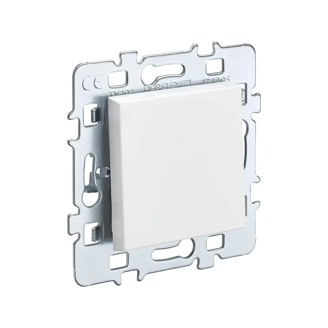 debflex-casual-m-canisme-bouton-poussoir-blanc-support-m-tal image 1