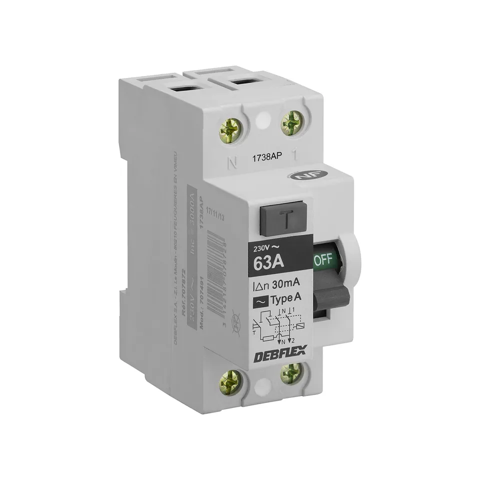debflex-interrupteur-diff-rentiel-2p-30ma-63a-type-a-gris image 1