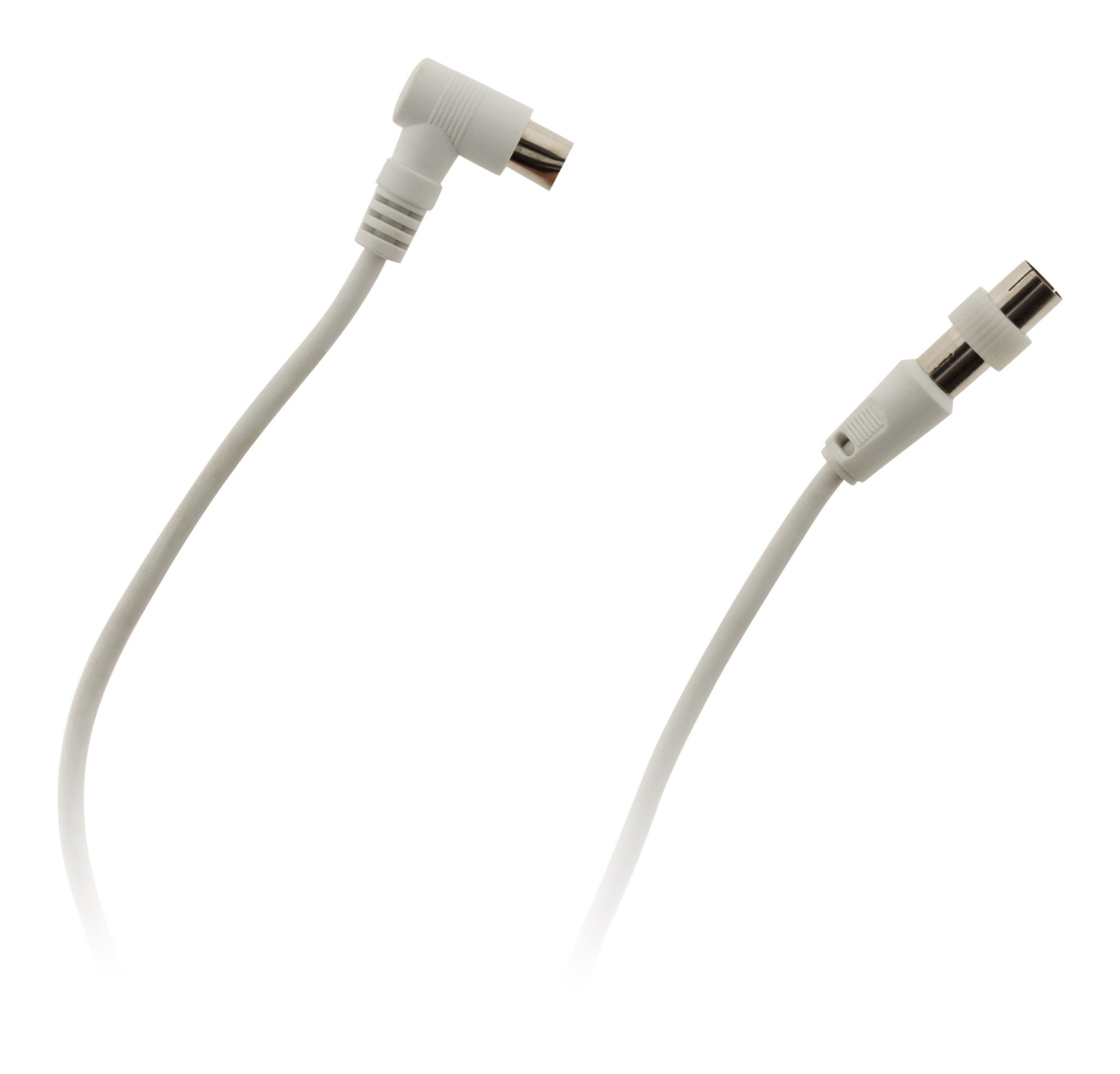 zenitech-prolongateur-tv-25m-m-le-m-le-9-5mm-adaptateur-f-f-blanc image 2