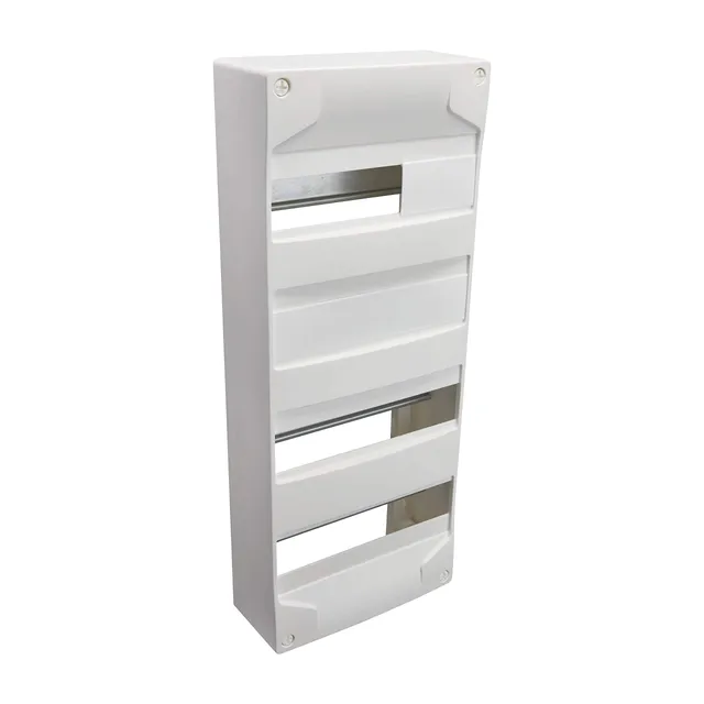 debflex-707295-coffret-lectrique-vide-4-rang-es-52-modules-blanc-250-x-615-x-103 image 1
