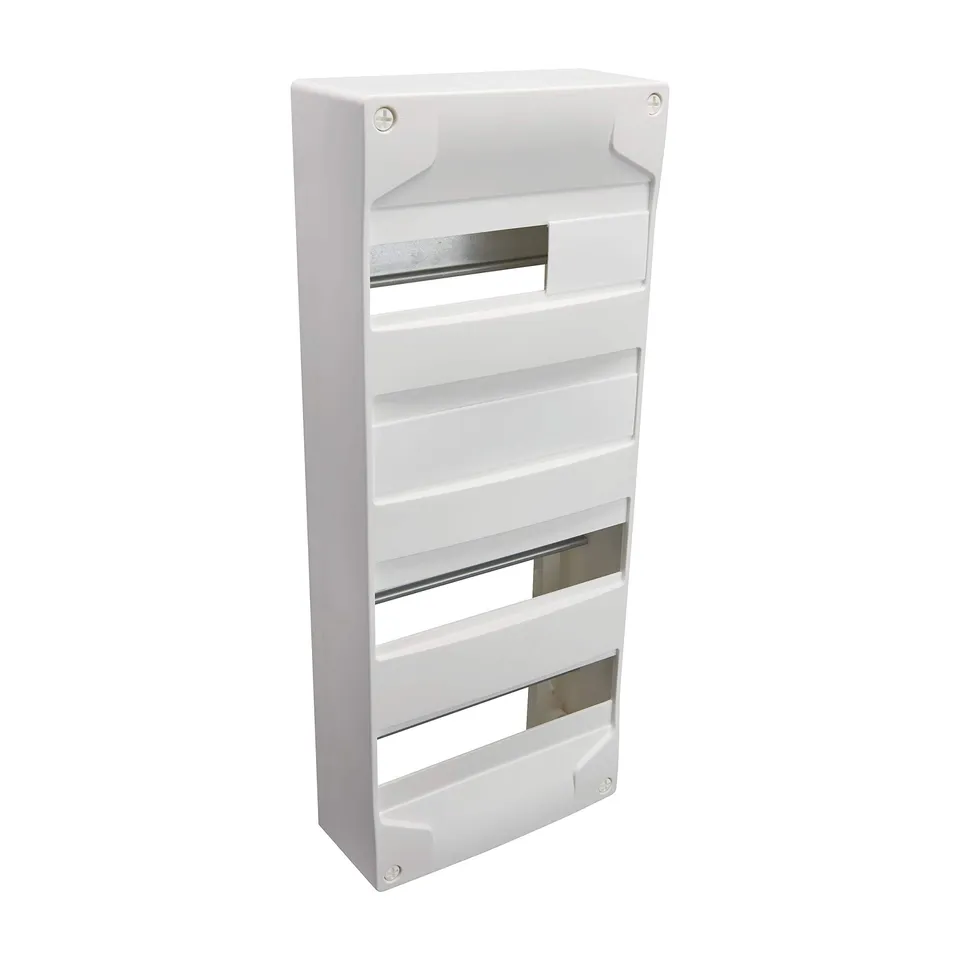 debflex-707295-coffret-lectrique-vide-4-rang-es-52-modules-blanc-250-x-615-x-103 image 1